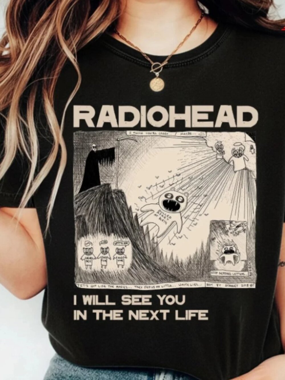 RADIOHEAD World Tour Music Band Graphic Unisex T Shirt